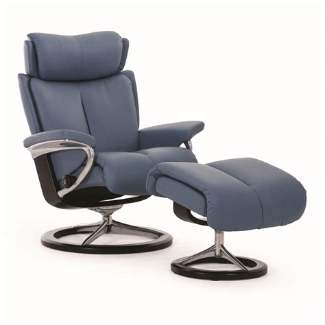 Experience the ultimate in relaxation technology with the Stressless Magic Power Recliner